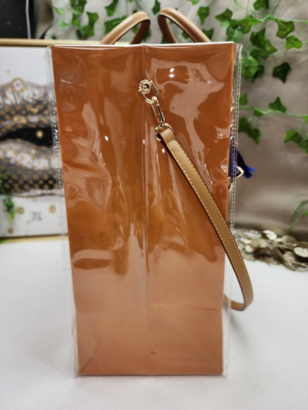 Authentic Louis Vuitton Large Retail Shopping Bag in A PVC Tote - Picture 6 of 10